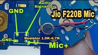 Jio f220b mic ways