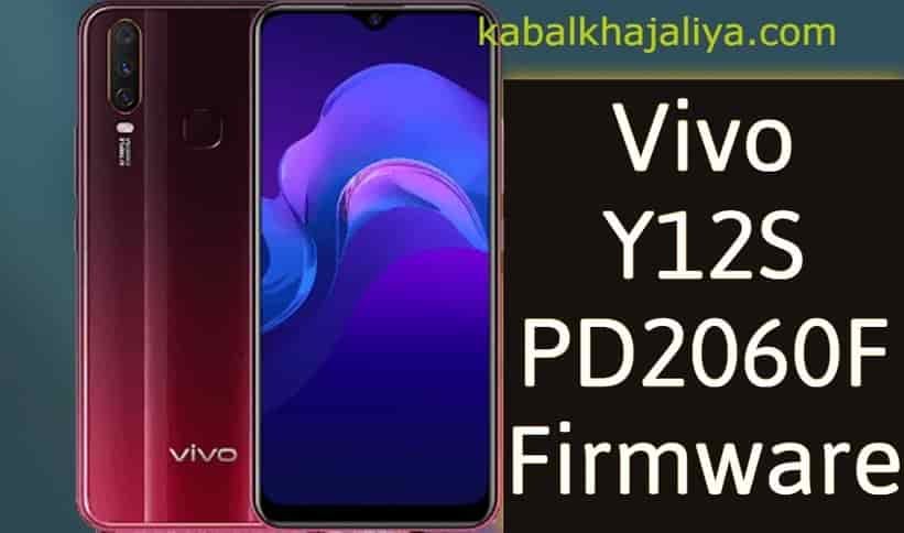 Vivo Y12S PD2060F Firmware