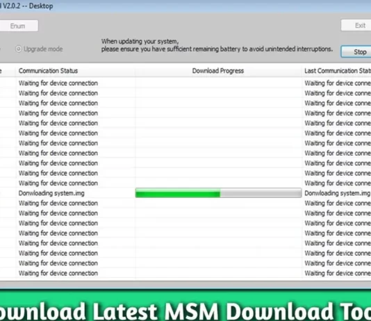 Download MSM Tool