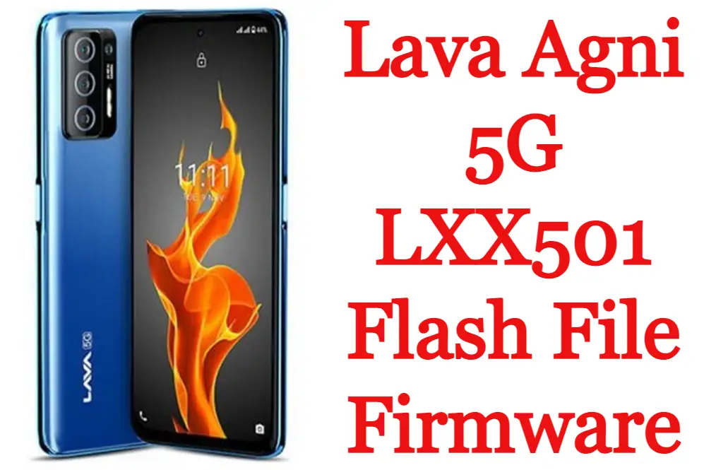 Lava Agni 5G LXX501 Flash File 