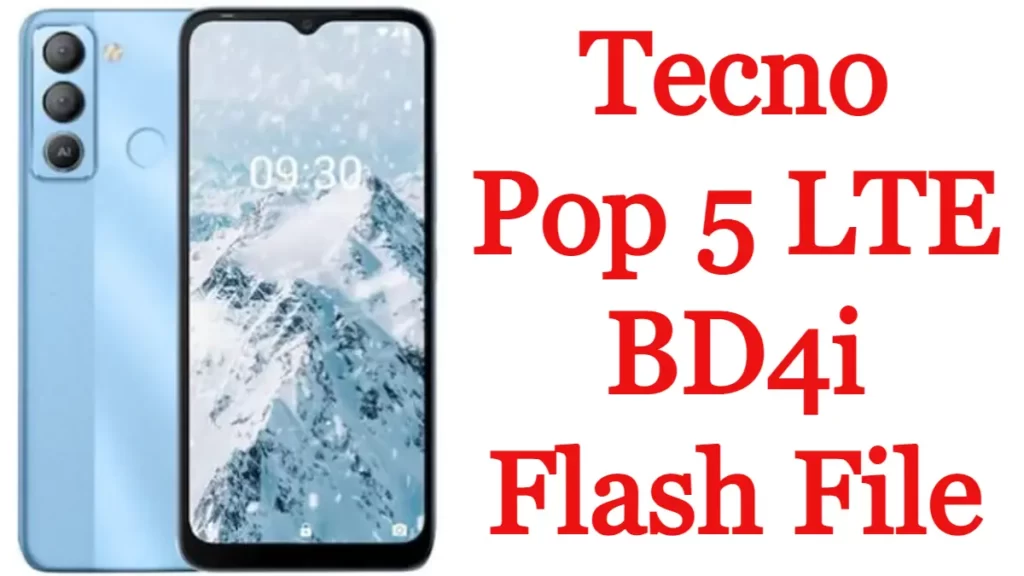 Tecno Pop 5 LTE BD4i Flash File