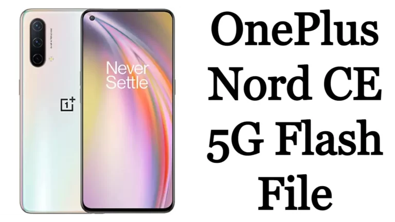 OnePlus Nord CE 5G Flash File Firmware