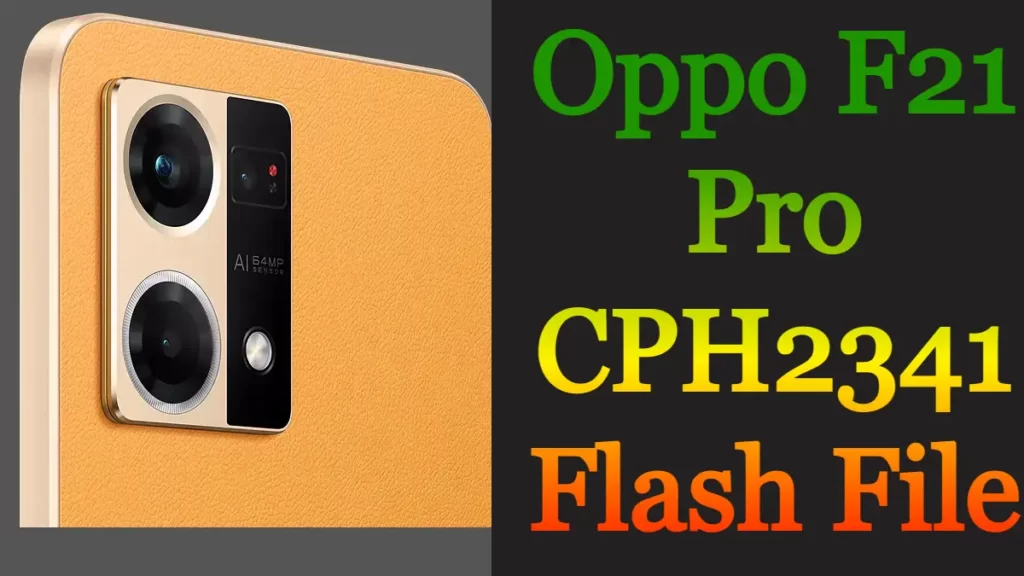 Oppo F21 Pro 5G CPH2341 Flash File Firmware 