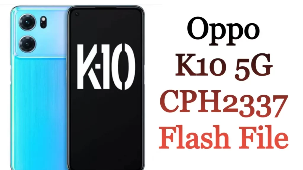 Oppo K10 5G CPH2337 Flash File