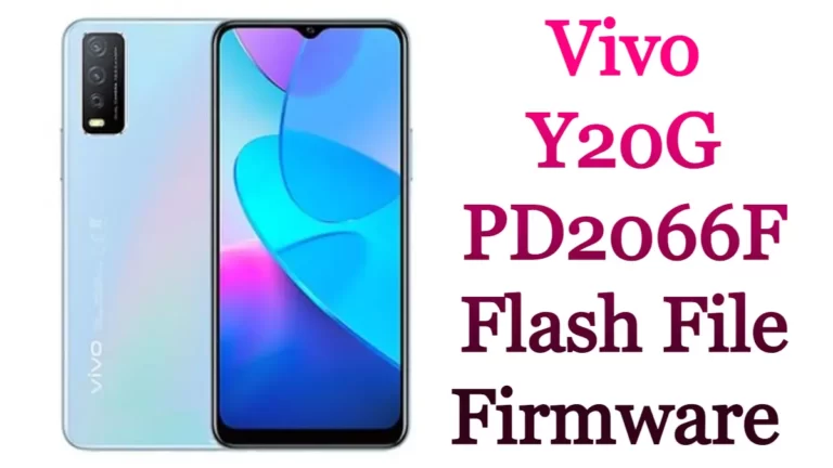 Vivo Y20G PD2066F Flash File Firmware Free