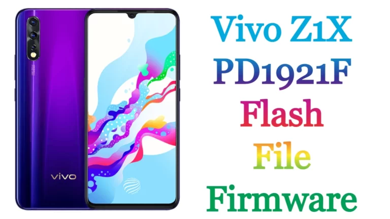 Vivo Z1X PD1921F Flash File Firmware Free