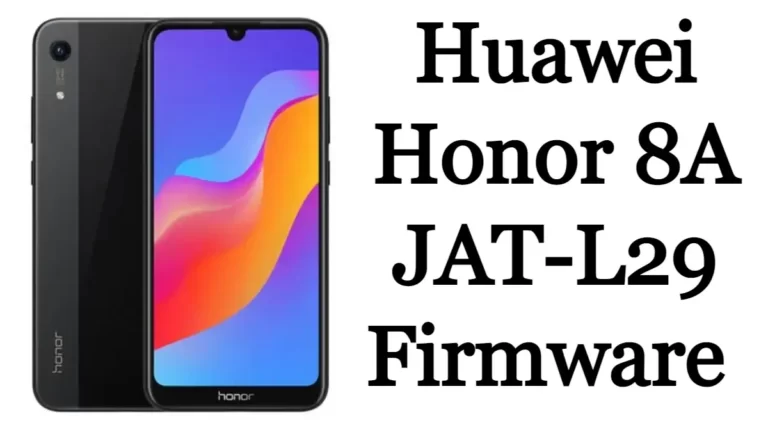 Huawei Honor 8A JAT-L29 Firmware Flash File Stock Rom Free