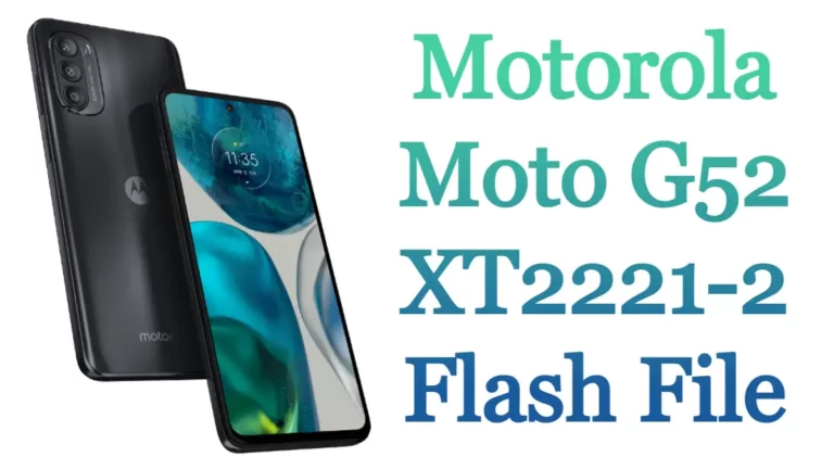 Motorola Moto G52 XT2221-2 Flash File Firmware Stock Rom Free