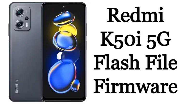Redmi K50i 5G Flash File Firmware Stock Rom Free