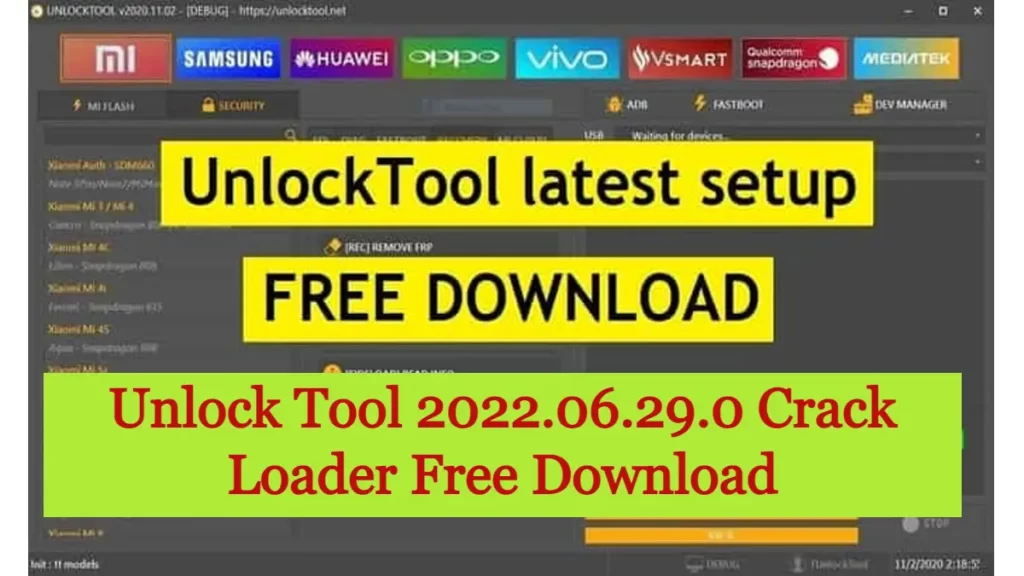 Unlock Tool 2022.06.29.0 Crack Loader Free