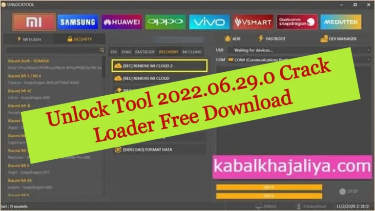 Unlock Tool 2022.06.29.0 Crack Loader Free Download