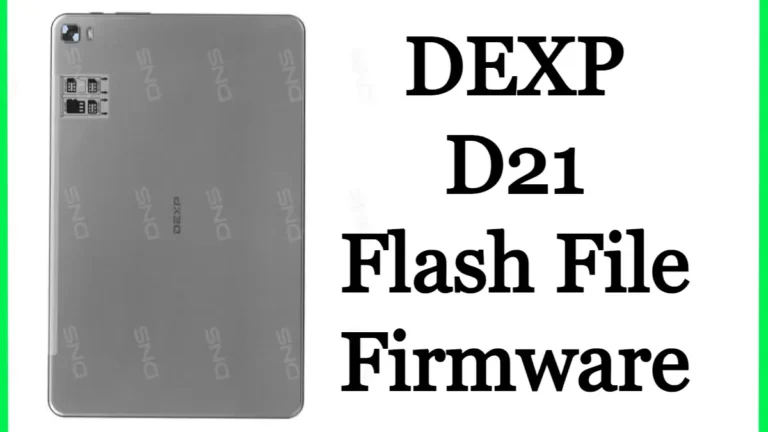 DEXP D21 Flash File Firmware Free