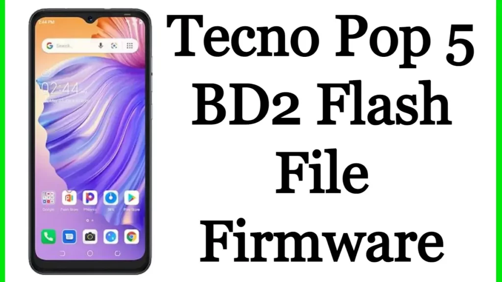 Tecno Pop 5 BD2 Flash File Firmware Free