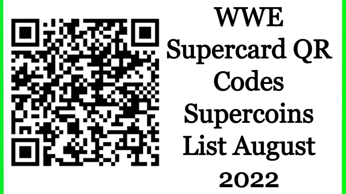 WWE Supercard QR Codes Supercoins List 2024