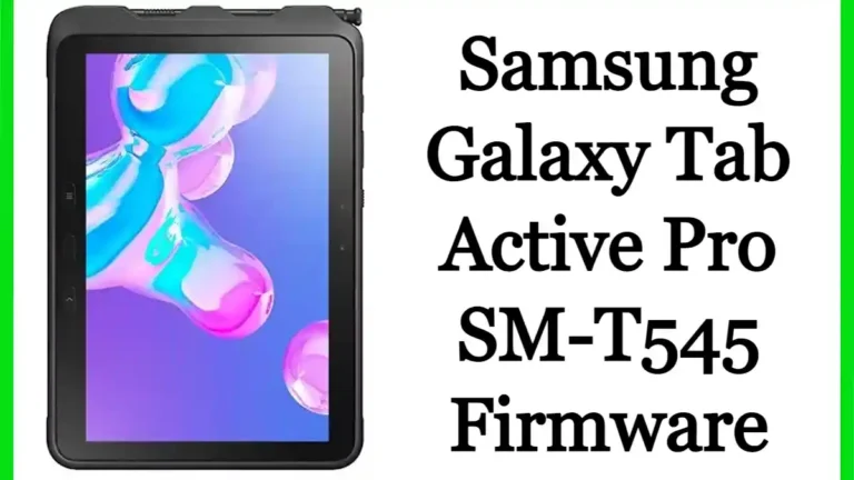 Samsung Galaxy Tab Active Pro SM-T545 Firmware Flash File