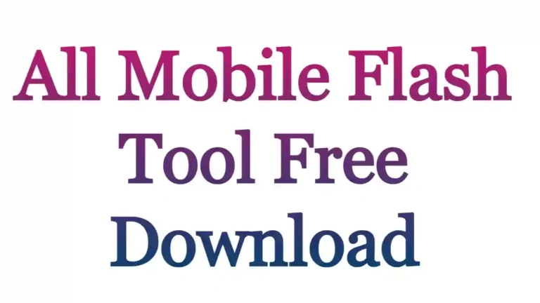 All Mobile Flash Tool